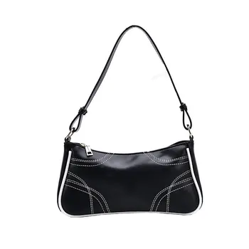 2020 New In Women Bag Solid Sewing Thread Shoulder Bag Fashion Popular Lady Sling Bag
2020 New In Women Bag Solid Sewing Thread Shoulder Bag Fashion Popular Lady Sling Bag