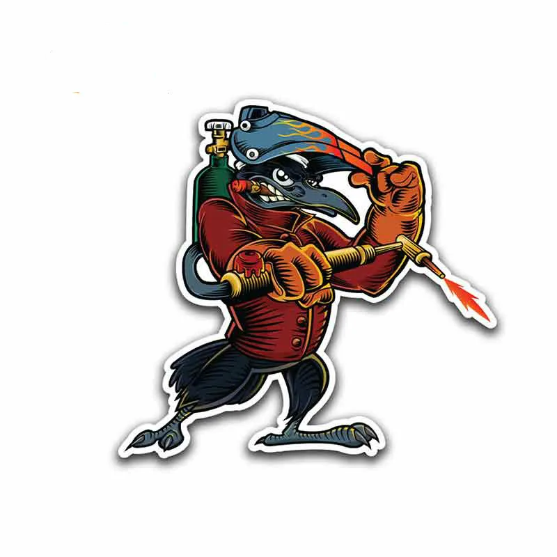 Creative Welder Helmet Bird Car Stickers Motorcycle Decals Accessories Cover Scratches Waterproof PVC 13cm X 12.2cm
Creative Welder Helmet Bird Car Stickers Motorcycle Decals Accessories Cover Scratches Waterproof PVC 13cm X 12.2cm