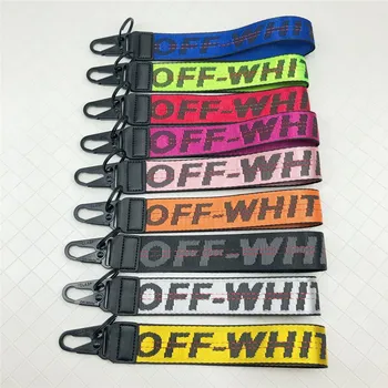 Street Fashio Off White Canvas Ribbon Keychain Women Phone Case Wallet key chain Key Rings Key Holder Trendy Jewelry Accessories
Street Fashio Off White Canvas Ribbon Keychain Women Phone Case Wallet key chain Key Rings Key Holder Trendy Jewelry Accessories