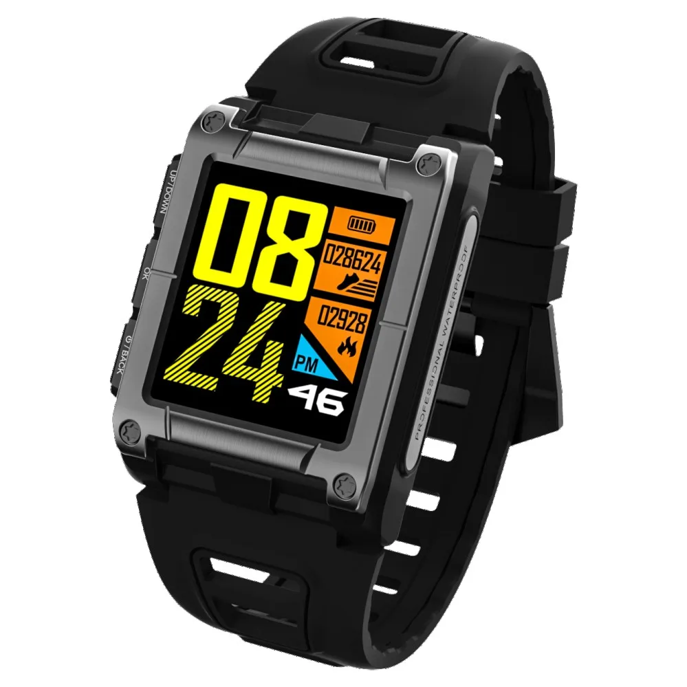 Professional swimming waterproof watch, GPS compass, height stopwatch function square color screen intelligent electronic watch
Professional swimming waterproof watch, GPS compass, height stopwatch function square color screen intelligent electronic watch