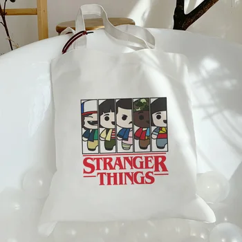 Stranger Things Print Shoulder Canvas Bags Harajuku shopping bag Fashion Cute Handbag Large Capacity Casual Fun Women Bag Wallet
Stranger Things Print Shoulder Canvas Bags Harajuku shopping bag Fashion Cute Handbag Large Capacity Casual Fun Women Bag Wallet