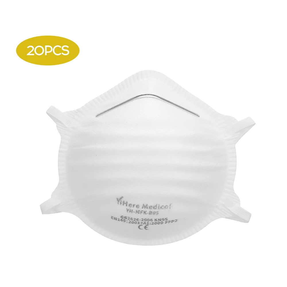20PCS Mask Protective Masks Cup Type 3-layer Face Mask 94% Filtration Respirator Non-woven Mask Safety Masks as N95 Masks
20PCS Mask Protective Masks Cup Type 3-layer Face Mask 94% Filtration Respirator Non-woven Mask Safety Masks as N95 Masks