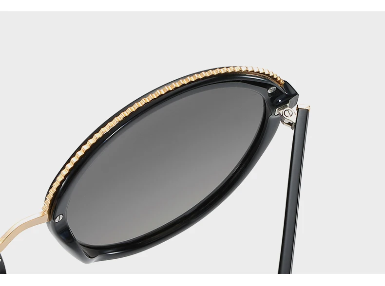 Women Sunglasses Frame Glasses Polariod Lens UV400 Polarized Sunglasses Women Fashion Round Frame Eyewear Glasses (31)