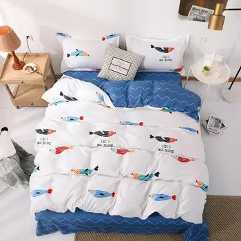 J Cartoon Fish 3/4pcs Kid Bed Cover Set Cartoon Duvet Cover Adult Child Bed Sheets And Pillowcases Comforter Bedding Set 5 size
J Cartoon Fish 3/4pcs Kid Bed Cover Set Cartoon Duvet Cover Adult Child Bed Sheets And Pillowcases Comforter Bedding Set 5 size