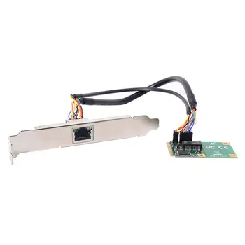 Chenyang Gigabit Ethernet RJ45 to Mini PCI-ExpressAdapter 10/100/1000 Base-T Network LAN Controller
Chenyang Gigabit Ethernet RJ45 to Mini PCI-ExpressAdapter 10/100/1000 Base-T Network LAN Controller