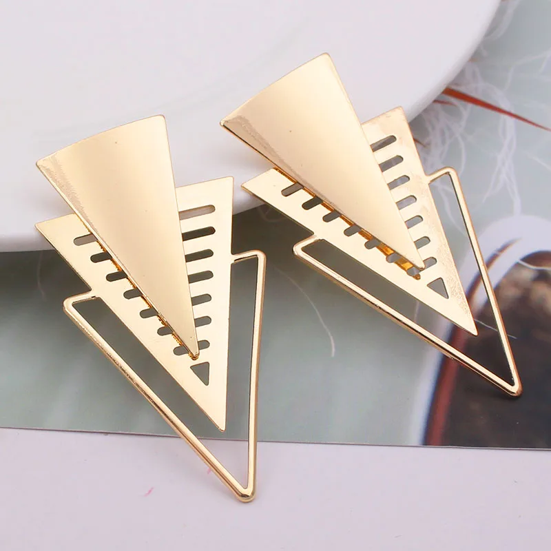 2019 Newest Metal Fashion Earrings European Design Jewelry Statement Earrings Geometric Triangle Drop Earring For Women ES949
2019 Newest Metal Fashion Earrings European Design Jewelry Statement Earrings Geometric Triangle Drop Earring For Women ES949