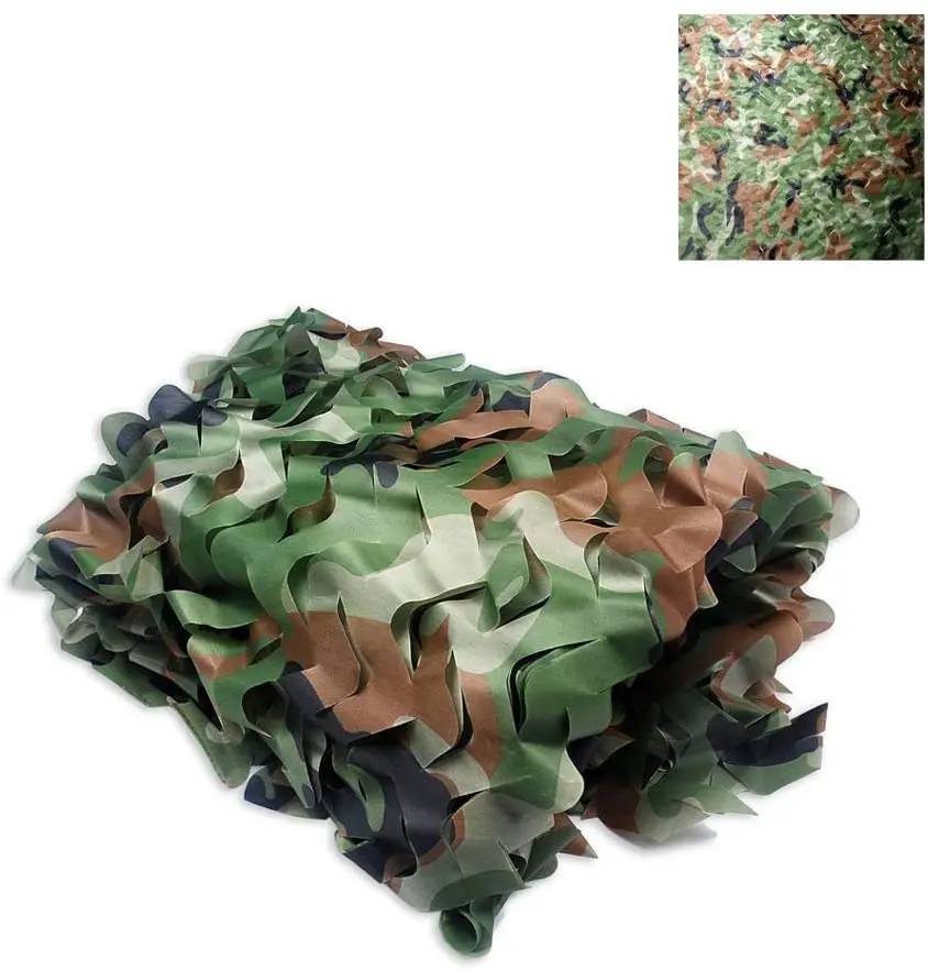 Camouflage Net Army Military Camo Net Car Cover Outdoor Camping Sun Shelter Hunting Blinds Netting Optional Size
Camouflage Net Army Military Camo Net Car Cover Outdoor Camping Sun Shelter Hunting Blinds Netting Optional Size