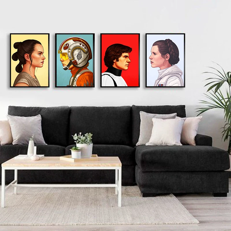 Star Wars Characters The Profile Poster Home Decor Paintings Wall Art HD Prints Creative Poster Modular Living Room
Star Wars Characters The Profile Poster Home Decor Paintings Wall Art HD Prints Creative Poster Modular Living Room