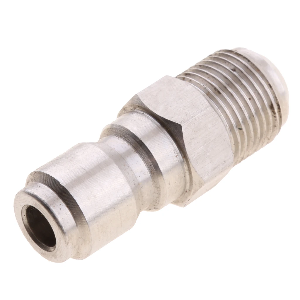 Pressure Washer Quick Release 3/8inch Coupling to 15mm Male Probe Connector , providing secure and quick fittings Pressure Washer Quick Release 3/8inch Coupling to 15mm Male Probe Connector , providing secure and quick fittings