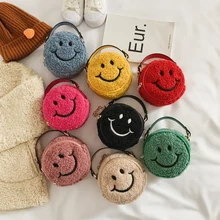 Soft Plush Cute Baby Girls Coin Purse Handbags Fashion Smiley Kids Mini Round Shoulder Bag Lovely Children Small Crossbody Bags
Soft Plush Cute Baby Girls Coin Purse Handbags Fashion Smiley Kids Mini Round Shoulder Bag Lovely Children Small Crossbody Bags
