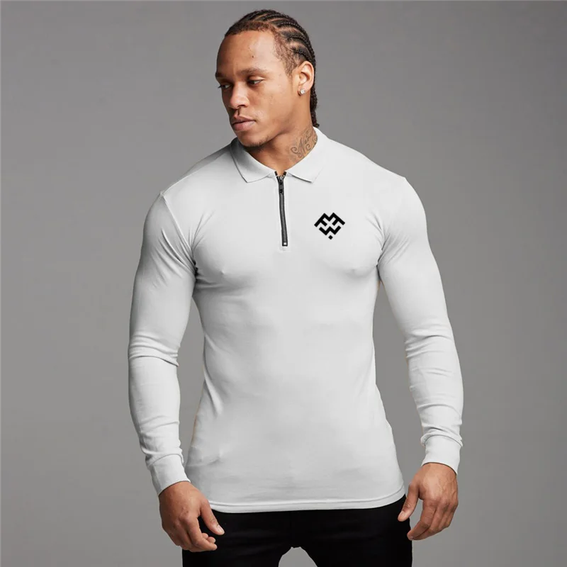 Brand Polo Shirt Bodybuilding Men's Polo Shirt Gym Fitness Men Stretch Cotton Long Sleeve Shirt Sports Clothing Mens Polo Shirts
Brand Polo Shirt Bodybuilding Men's Polo Shirt Gym Fitness Men Stretch Cotton Long Sleeve Shirt Sports Clothing Mens Polo Shirts