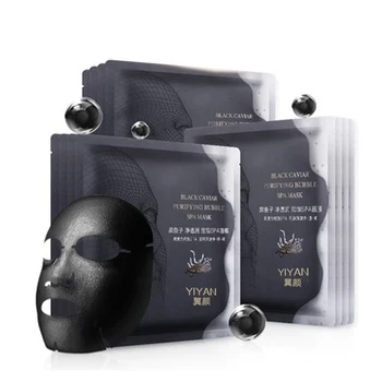 Face Mask Black Caviar Essence Lift Face Bubble Sheet Mask Acne Treatment Moisturizing Oil Control Foam Bubble Mask Skin Care
Face Mask Black Caviar Essence Lift Face Bubble Sheet Mask Acne Treatment Moisturizing Oil Control Foam Bubble Mask Skin Care