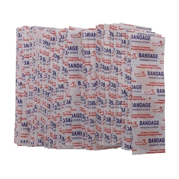 200 Pcs Skin Care First Aid Bandage Hemostatic Disposable Waterproof with a Sterile Gauze Pad
200 Pcs Skin Care First Aid Bandage Hemostatic Disposable Waterproof with a Sterile Gauze Pad