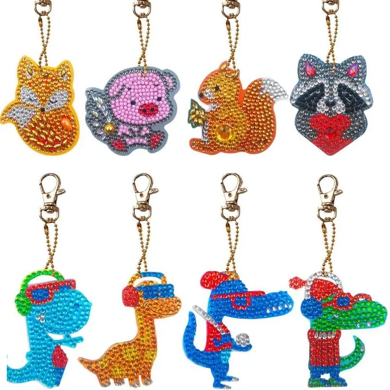 5D Diamond Painting Keychain Rhinestone Embroidery Pendant DIY Craft Kits Diamond Painting Cross Stitch Key Chain Accessories
5D Diamond Painting Keychain Rhinestone Embroidery Pendant DIY Craft Kits Diamond Painting Cross Stitch Key Chain Accessories