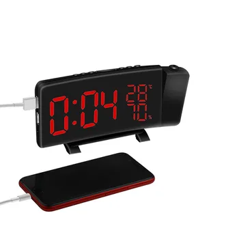 FM Radio Projection Alarm Clock With Dual Alarms Snooze Function With USB 7'' Large Display Sleep Timer Switching 3 Colors
FM Radio Projection Alarm Clock With Dual Alarms Snooze Function With USB 7'' Large Display Sleep Timer Switching 3 Colors