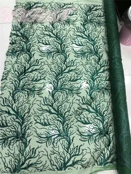 Green glitter sequin fabric tulle lace french net fabric African sequence sequins lace high quality for wedding
Green glitter sequin fabric tulle lace french net fabric African sequence sequins lace high quality for wedding