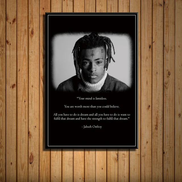Xxxtentacion Wall Art Print Jahseh Onfroy Figure Portrait Canvas Painting Famous Classical Movie Star Poster for Home Room Decor
Xxxtentacion Wall Art Print Jahseh Onfroy Figure Portrait Canvas Painting Famous Classical Movie Star Poster for Home Room Decor