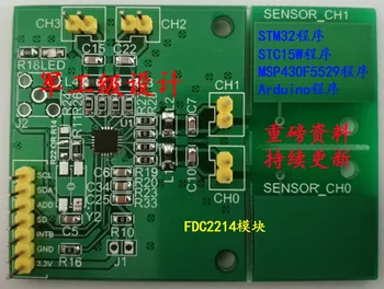 FDC2214 Evaluation Board FDC2214 Module Program Electronic Contest Measuring Paper Thickness Directly Connected to MCU
FDC2214 Evaluation Board FDC2214 Module Program Electronic Contest Measuring Paper Thickness Directly Connected to MCU