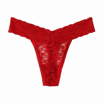 KWD blockbuster large-size lace underpants women's trackless transparent T-pants sexy and interesting ladies'T-pants 5pcs/lot
KWD blockbuster large-size lace underpants women's trackless transparent T-pants sexy and interesting ladies'T-pants 5pcs/lot