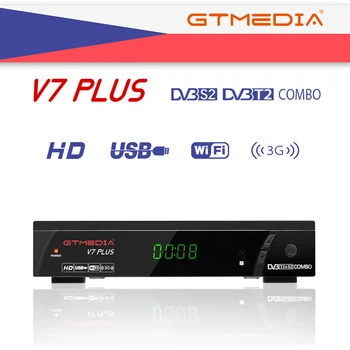 GTMEDIA V7 PLUS receptor DVB-S2 DVB-T2 Satellite Receiver + wifi antenna Support H.265 with 2 year stable 5 Clines for Europe
GTMEDIA V7 PLUS receptor DVB-S2 DVB-T2 Satellite Receiver + wifi antenna Support H.265 with 2 year stable 5 Clines for Europe