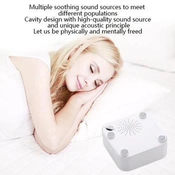 Electronic Sleep Aid White Noise Machine Sound Generator Spa Easy Sleep Baby Rain Relax Kids 
Electronic Sleep Aid White Noise Machine Sound Generator Spa Easy Sleep Baby Rain Relax Kids