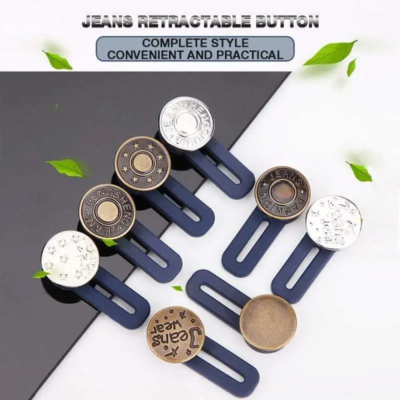 Jeans Retractable Button Waist Extender - Jeans Retractable Button Adjustable Disassembly Jeans Waist Metal Letter Sewing Jokers
Jeans Retractable Button Waist Extender - Jeans Retractable Button Adjustable Disassembly Jeans Waist Metal Letter Sewing Jokers