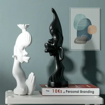 Nordic Simple creative Modern Home decoration Ornament Ceramic Abstract Family figures Black and White one set craft Couple Gift
Nordic Simple creative Modern Home decoration Ornament Ceramic Abstract Family figures Black and White one set craft Couple Gift