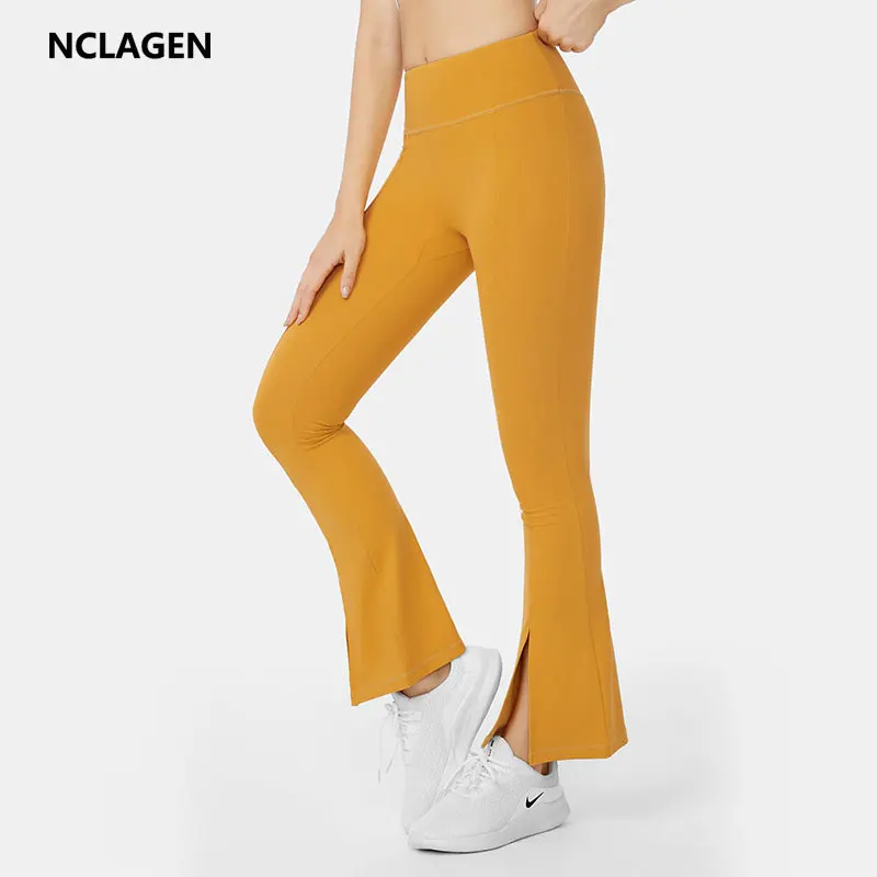 NCLAGEN Yoga Flared Pants Women's 2021 New High Waist Fitness Naked Feel Sports Leggings Squat Proof Elastic GYM Workout Tights
NCLAGEN Yoga Flared Pants Women's 2021 New High Waist Fitness Naked Feel Sports Leggings Squat Proof Elastic GYM Workout Tights