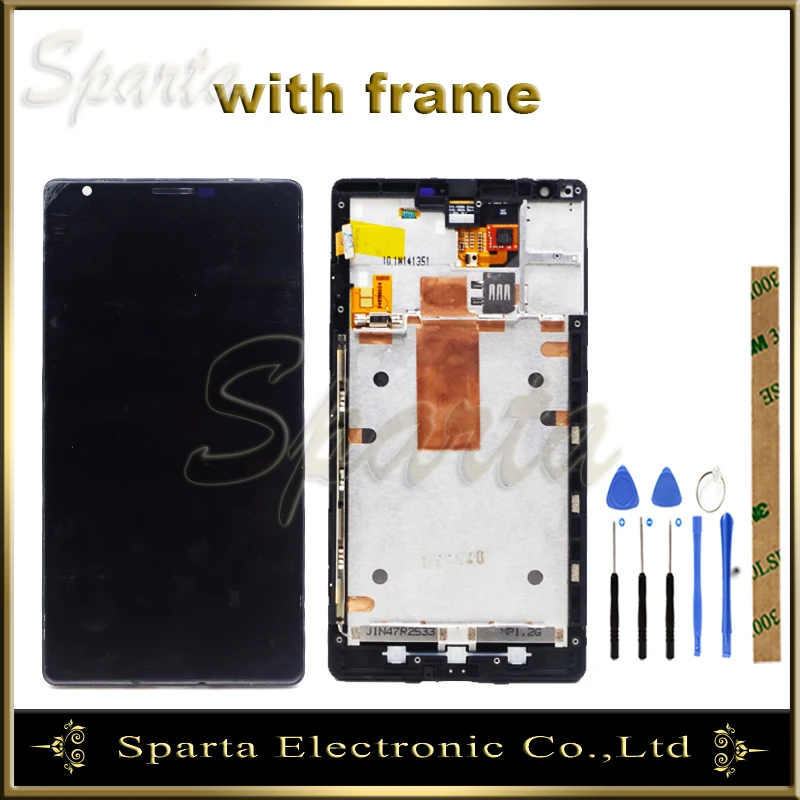 For Nokia Lumia 1520 RM-937 RM-940 LCD Display Screen With Touch Screen Sensor Complete Assembly With Frame
For Nokia Lumia 1520 RM-937 RM-940 LCD Display Screen With Touch Screen Sensor Complete Assembly With Frame