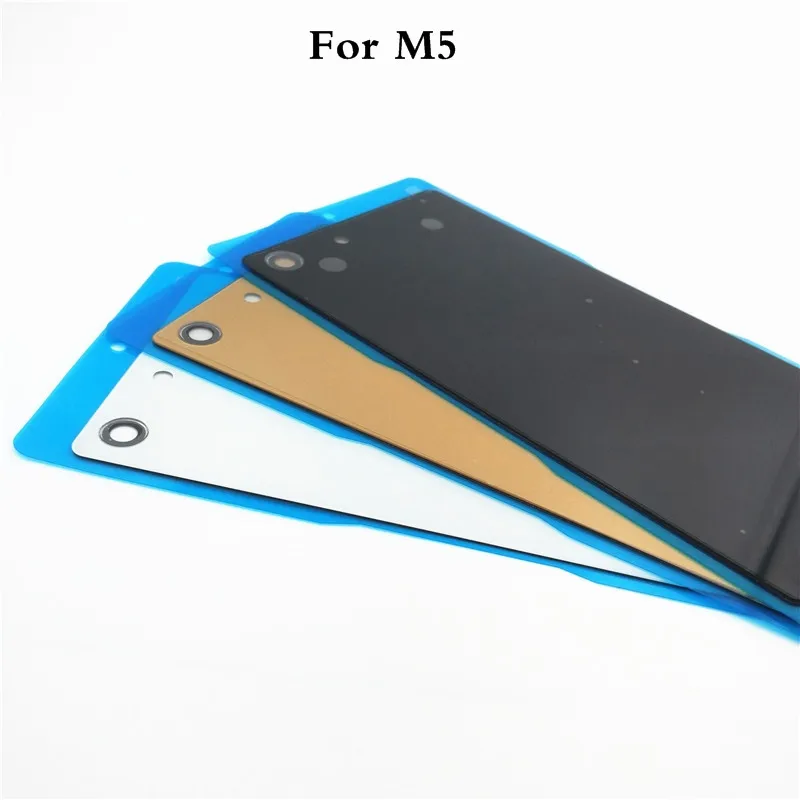 Оригинальная Задняя стеклянная крышка батарейного отсека с NFC для Sony Xperia M5 E5603 E5606