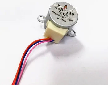 24BYJ48 DC 12V 1/32 130 ohms PM stepping motor Deceleration step Small motor For Air conditioner Electronic motor CCW 
24BYJ48 DC 12V 1/32 130 ohms PM stepping motor Deceleration step Small motor For Air conditioner Electronic motor CCW