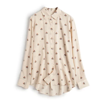 New Elephant Print Women Shirt Turn-down Collar Office Work Long Sleeve Loose Female Blouses 2019 Clothes
New Elephant Print Women Shirt Turn-down Collar Office Work Long Sleeve Loose Female Blouses 2019 Clothes