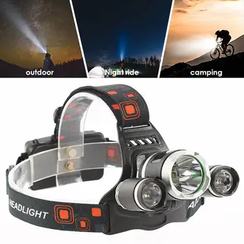 Durable 20000LM Torch Lamp Headlight Hiking Super Bright Rechargeable 3 LED Portable with 2x 18650 Battery T6+2XPE Bicycle Bike
Durable 20000LM Torch Lamp Headlight Hiking Super Bright Rechargeable 3 LED Portable with 2x 18650 Battery T6+2XPE Bicycle Bike