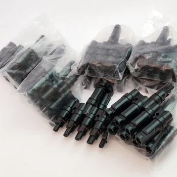 10 Pairs x Branch Connector TUV T Type 4 in 1 Male and Female Solar Cable Connector
10 Pairs x Branch Connector TUV T Type 4 in 1 Male and Female Solar Cable Connector