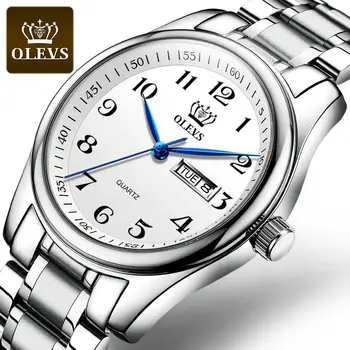 OLEVS Men Women Watches Quartz Watch Simple Style Couples Watches Stainless Steel Belt Business Wrist Watch Male Female Clock
OLEVS Men Women Watches Quartz Watch Simple Style Couples Watches Stainless Steel Belt Business Wrist Watch Male Female Clock