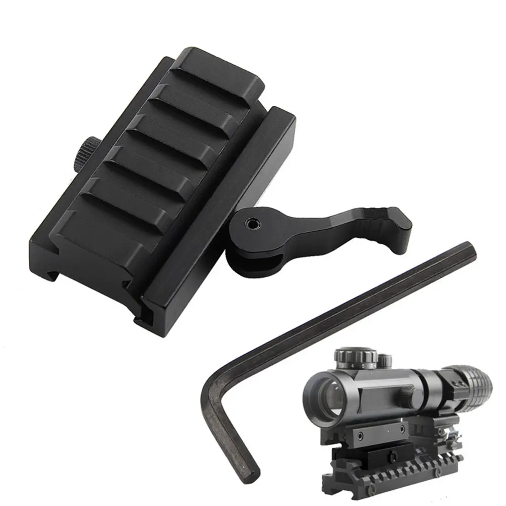 TOtrait 5-Slot Quick 20mm Detach Picatinny/Weaver Compact Lever Lock Adapter Riser Rail Accessories Scope Picatinny Rail Base
TOtrait 5-Slot Quick 20mm Detach Picatinny/Weaver Compact Lever Lock Adapter Riser Rail Accessories Scope Picatinny Rail Base