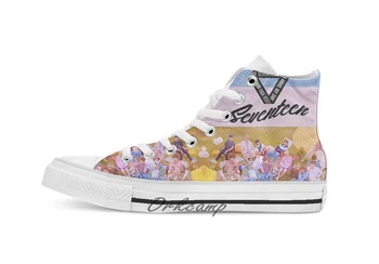 SEVENTEEN You Make My Day Custom Casual High Top lace-up Canvas shoes sneakers Drop shipping
SEVENTEEN You Make My Day Custom Casual High Top lace-up Canvas shoes sneakers Drop shipping