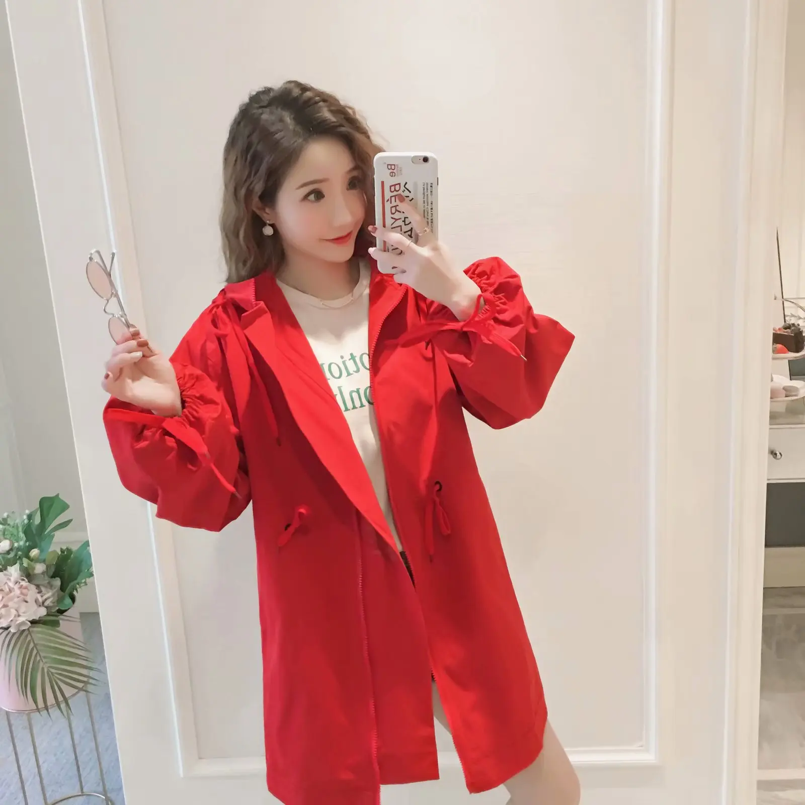 Spring New Installation WOMEN'S Dress Elegant Trench Coat Solid Color Waist Hugging Slimming Korean-Style Loose-Fit Versatile Re
Spring New Installation WOMEN'S Dress Elegant Trench Coat Solid Color Waist Hugging Slimming Korean-Style Loose-Fit Versatile Re