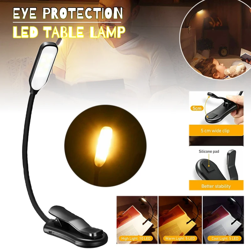 1pc 7 Leds Reading Night Light Clamp Clip Beside Bed Desk 5500k to 6000k Table Lamp Flexible Dimmable For Clip Headboards Books
1pc 7 Leds Reading Night Light Clamp Clip Beside Bed Desk 5500k to 6000k Table Lamp Flexible Dimmable For Clip Headboards Books