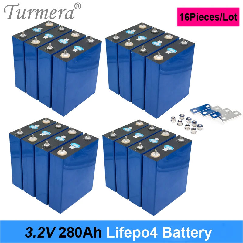 16 шт. 3,2 V 280Ah Lifepo4 Батарея Перезаряжаемые Батарея упаковка из 12V 24V 280AH для электрического автомобиля RV хранения солнечной энергии Системы NoTax
16 шт. 3,2 V 280Ah Lifepo4 Батарея Перезаряжаемые Батарея упаковка из 12V 24V 280AH для электрического автомобиля RV хранения солнечной энергии Системы NoTax
