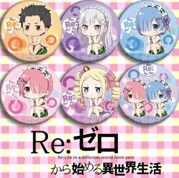 6pcs/1lot Anime Life in a different world from zero Rem Natsuki Subaru Figure 4883 Badges Round Brooch Pin Gifts Kids Toy
6pcs/1lot Anime Life in a different world from zero Rem Natsuki Subaru Figure 4883 Badges Round Brooch Pin Gifts Kids Toy