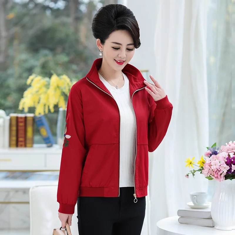 2019 New Style Mom Spring And Autumn Fashion Cardigan Coat 40-50-Year-Old Middle-aged Women's Cotton Casual Jacket Blouses
2019 New Style Mom Spring And Autumn Fashion Cardigan Coat 40-50-Year-Old Middle-aged Women's Cotton Casual Jacket Blouses