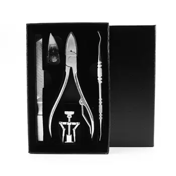 5Pcs Stainless Steel Nail File Clipper Toenails Corrector Manicure Care Tool Set Used to solve paronychia, ingrown toenails
5Pcs Stainless Steel Nail File Clipper Toenails Corrector Manicure Care Tool Set Used to solve paronychia, ingrown toenails