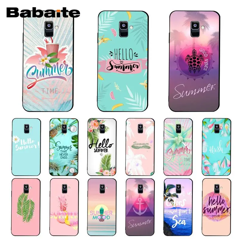 Крутой Летний чехол Babaite для телефона Samsung Galaxy A7 A50 A70 A40 A20 A30 A8 A6 Plus A9 A51 A71|Бамперы| |