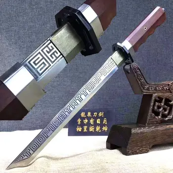 Handmade High Quality Wu Shu Sword Sharp Manganese Steel Kung Fu Dao Full Tang Can Be Cut Bamboo
Handmade High Quality Wu Shu Sword Sharp Manganese Steel Kung Fu Dao Full Tang Can Be Cut Bamboo