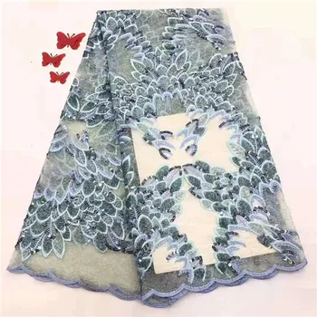 Fashion African Lace Fabric With Sequins 2019 New French Nigerian Mesh Lace Fabric For Bridal Dress 5 yards
Fashion African Lace Fabric With Sequins 2019 New French Nigerian Mesh Lace Fabric For Bridal Dress 5 yards