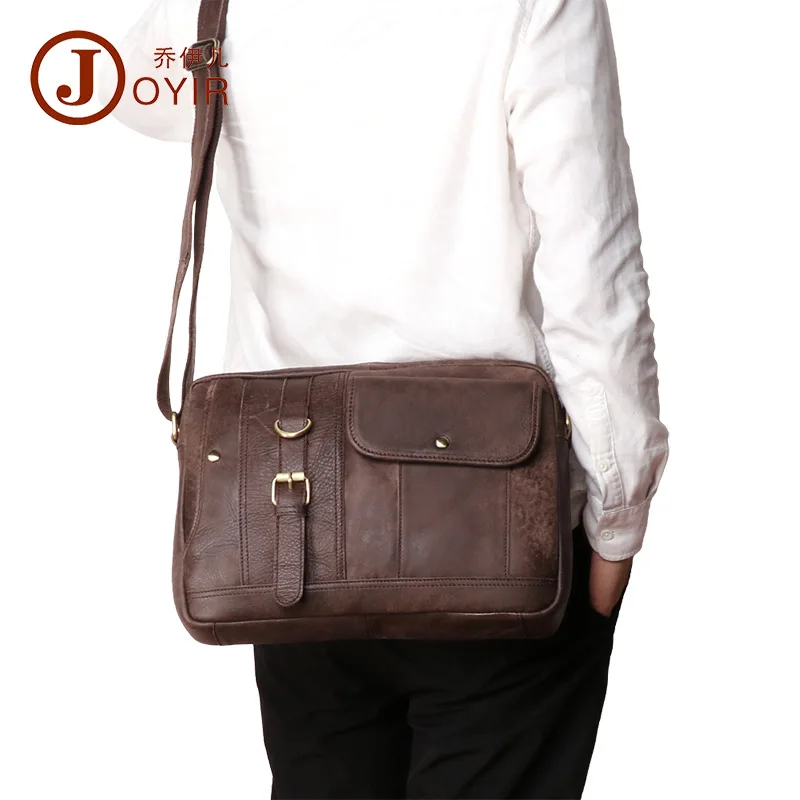 Business Retro MEN'S Single-shoulder Bag MEN'S Real-leather Bag Large Capacity Fashion Casual Shoulder Bag Men Bag 
Business Retro MEN'S Single-shoulder Bag MEN'S Real-leather Bag Large Capacity Fashion Casual Shoulder Bag Men Bag