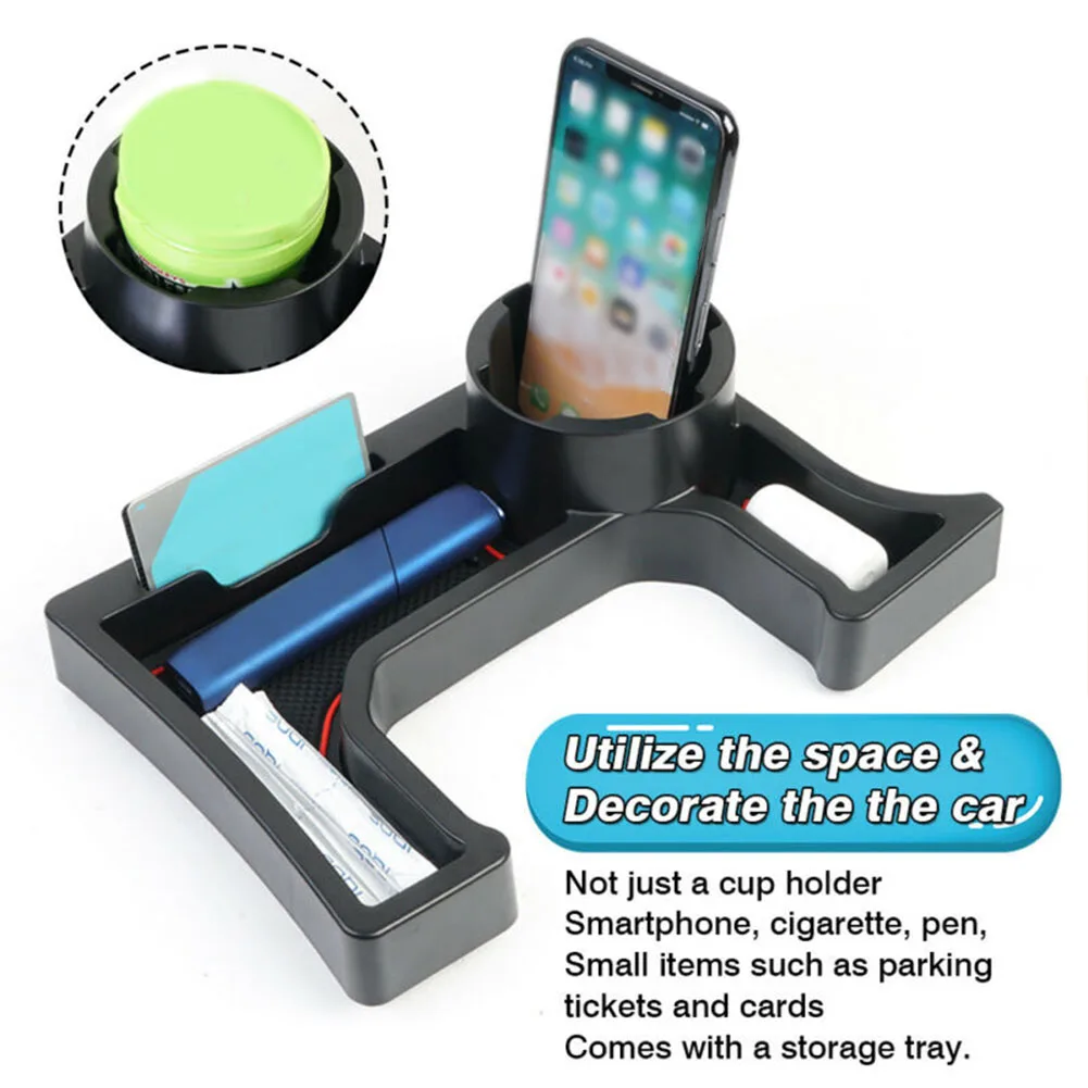 Parts Cup Holder Accessories W/ rubber pad Center Console Replacement Storage Box Case Durable
Parts Cup Holder Accessories W/ rubber pad Center Console Replacement Storage Box Case Durable