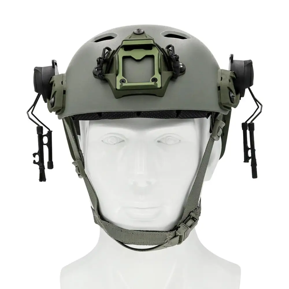 Tactical helmet OPS CORE rail ARC track adapter COMTAC bracket for Peltor COMTAC I II III series noise reduction headphones BK
Tactical helmet OPS CORE rail ARC track adapter COMTAC bracket for Peltor COMTAC I II III series noise reduction headphones BK