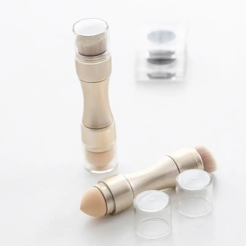 4 in 1 Cosmetic Makeup Brush 4 Different Heads Foundation Loose Powder Concealing Eye Shadow Lip Multifunction GXMC
4 in 1 Cosmetic Makeup Brush 4 Different Heads Foundation Loose Powder Concealing Eye Shadow Lip Multifunction GXMC